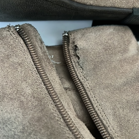 Dolce Vita taupe suede wedge bootie - size 7 - Picture 3 of 8